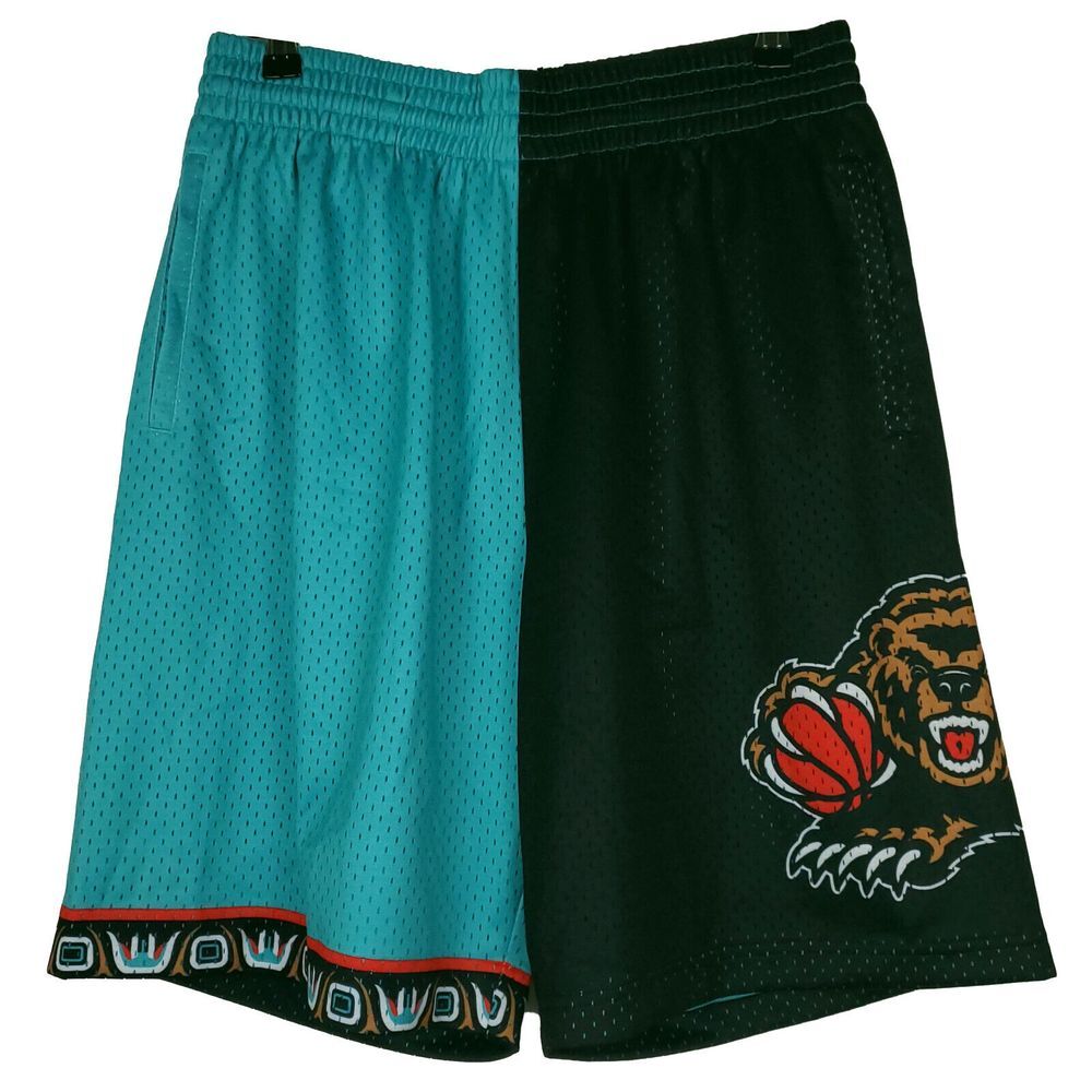 Vancouver Grizzlies Mitchell & Ness NBA‎ L Large Jersey Shorts Split Color NWT